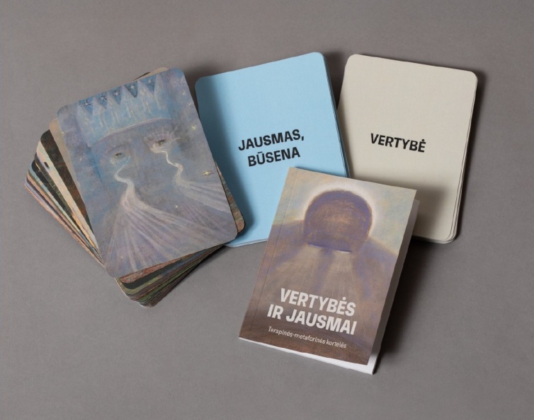 METAFORINIŲ KORTELIŲ „VERTYBĖS IR JAUSMAI“ PRISTATYMAS