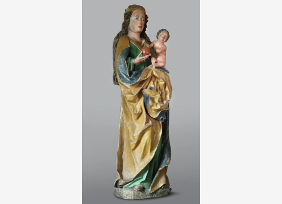 Madonna with a Pear. The Grand Duchy of Lithuania. Early 16th century